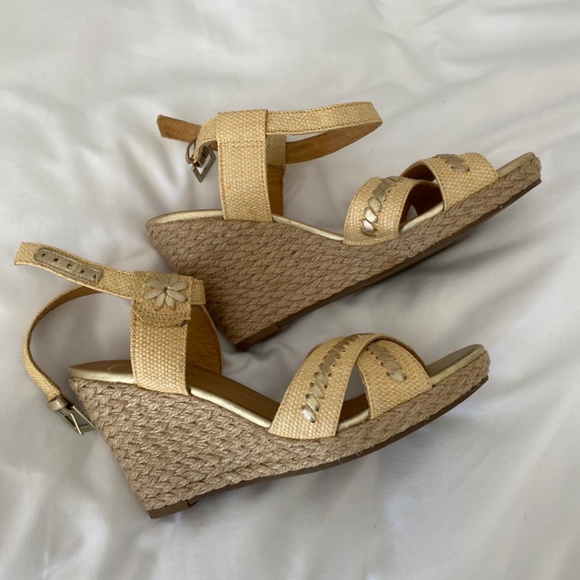 Jack Rogers wedge raffia espadrilles - Picture 2 of 3